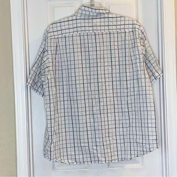 Pronto Uomo Button Down Short Sleeve Shirt Size XXL - Picture 9 of 9
